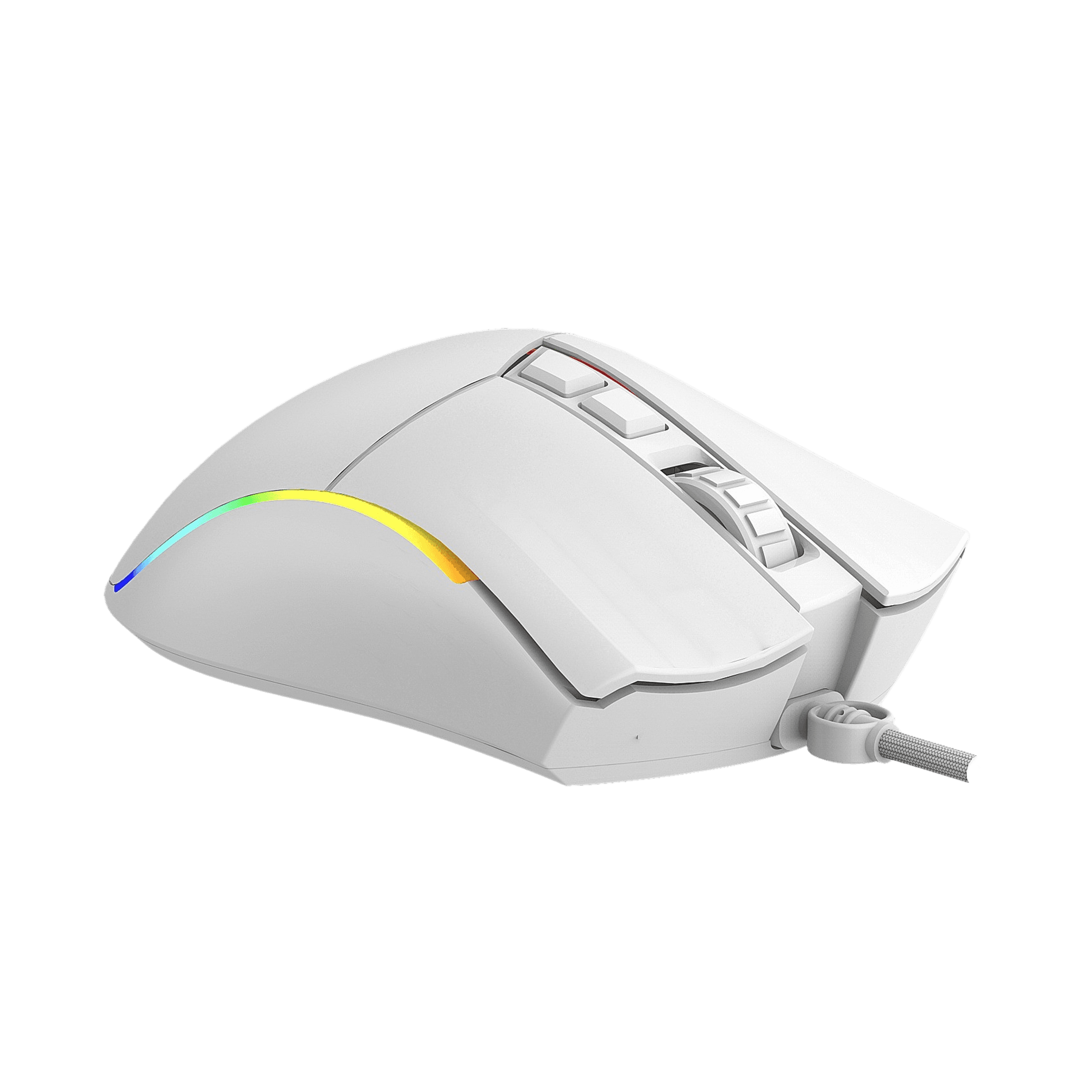 Ratón Phoenix Gaming Void 12000 Dpi De Alto Rendimiento Blanco Rgb Usb Configurable