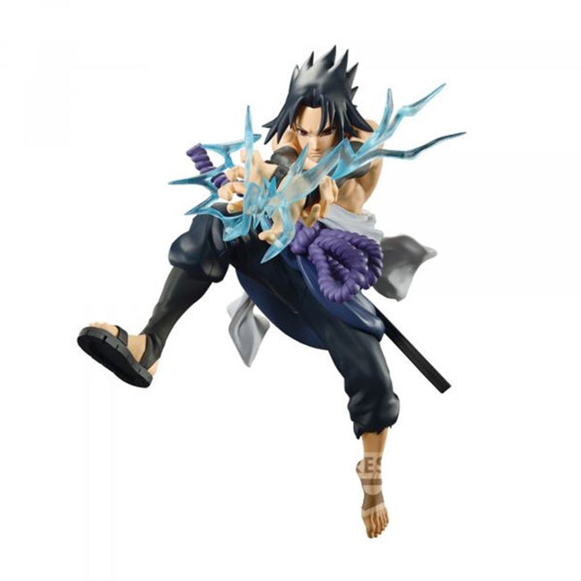 Figura Banpresto Naruto Shippuden Vibration Stars Sasuke Uchiha 16cm Hover Image