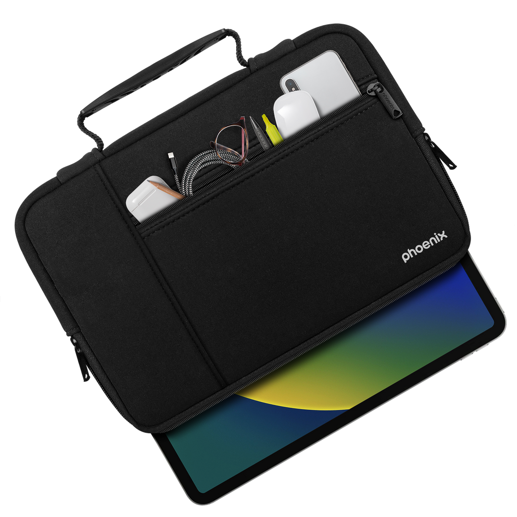 Maletin Funda Phoenix De Neopreno Para Tablet O Portátil 11 Pulgadas Negra