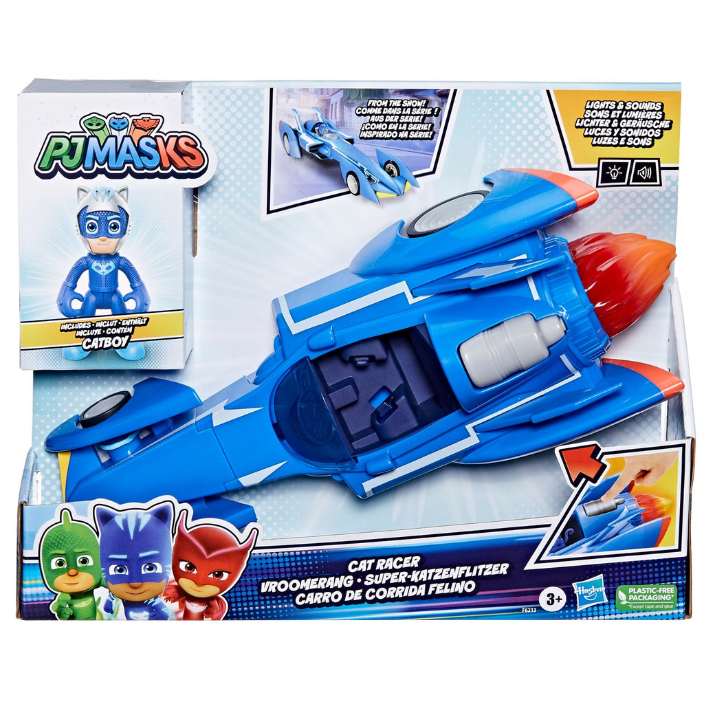 Figura Hasbro Gatomovil Pj Masks Power Heroes - Súper Gato - Móvil
