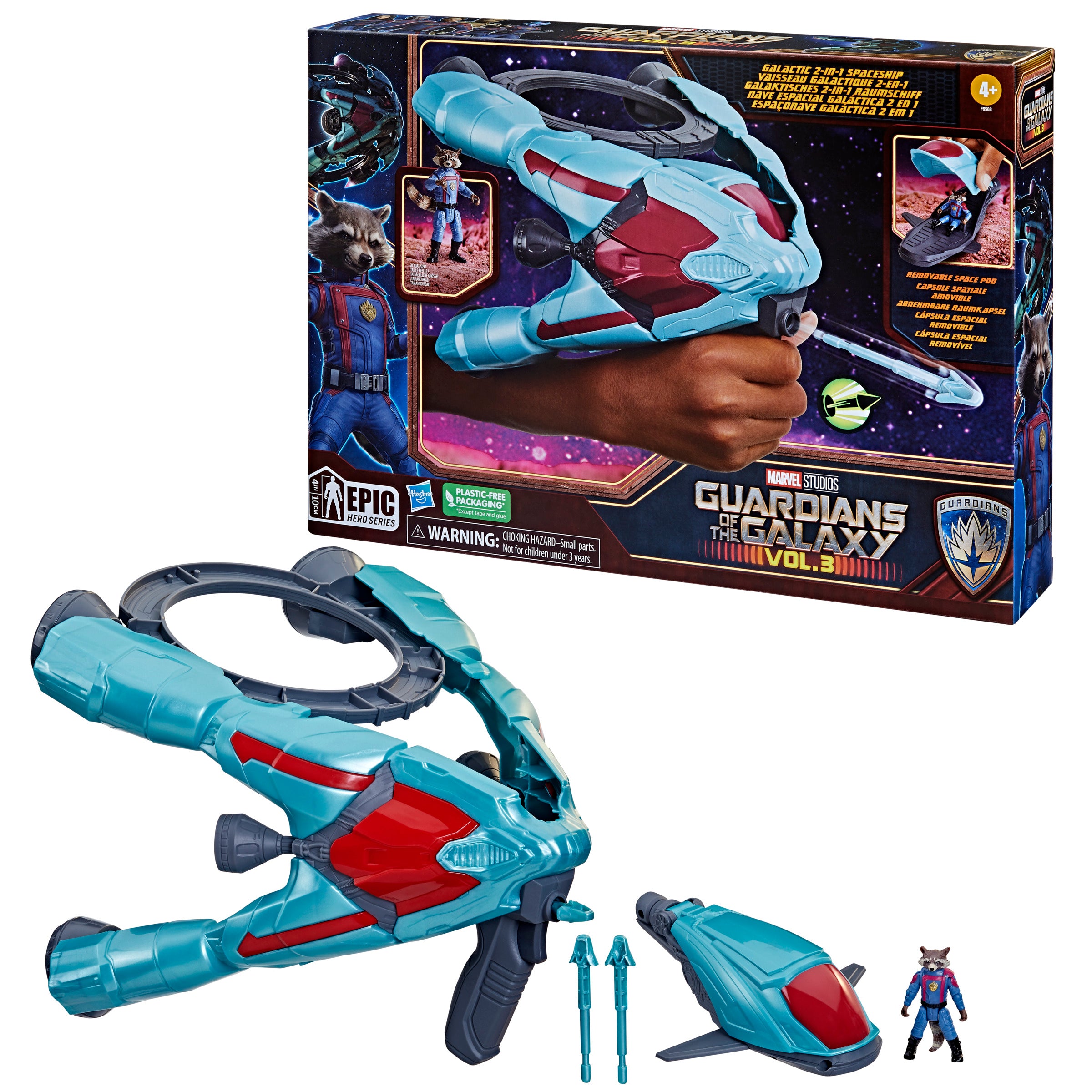 Nave Espacial Galáctica Hasbro Marvel Guardianes De La Galaxia Vol. 3