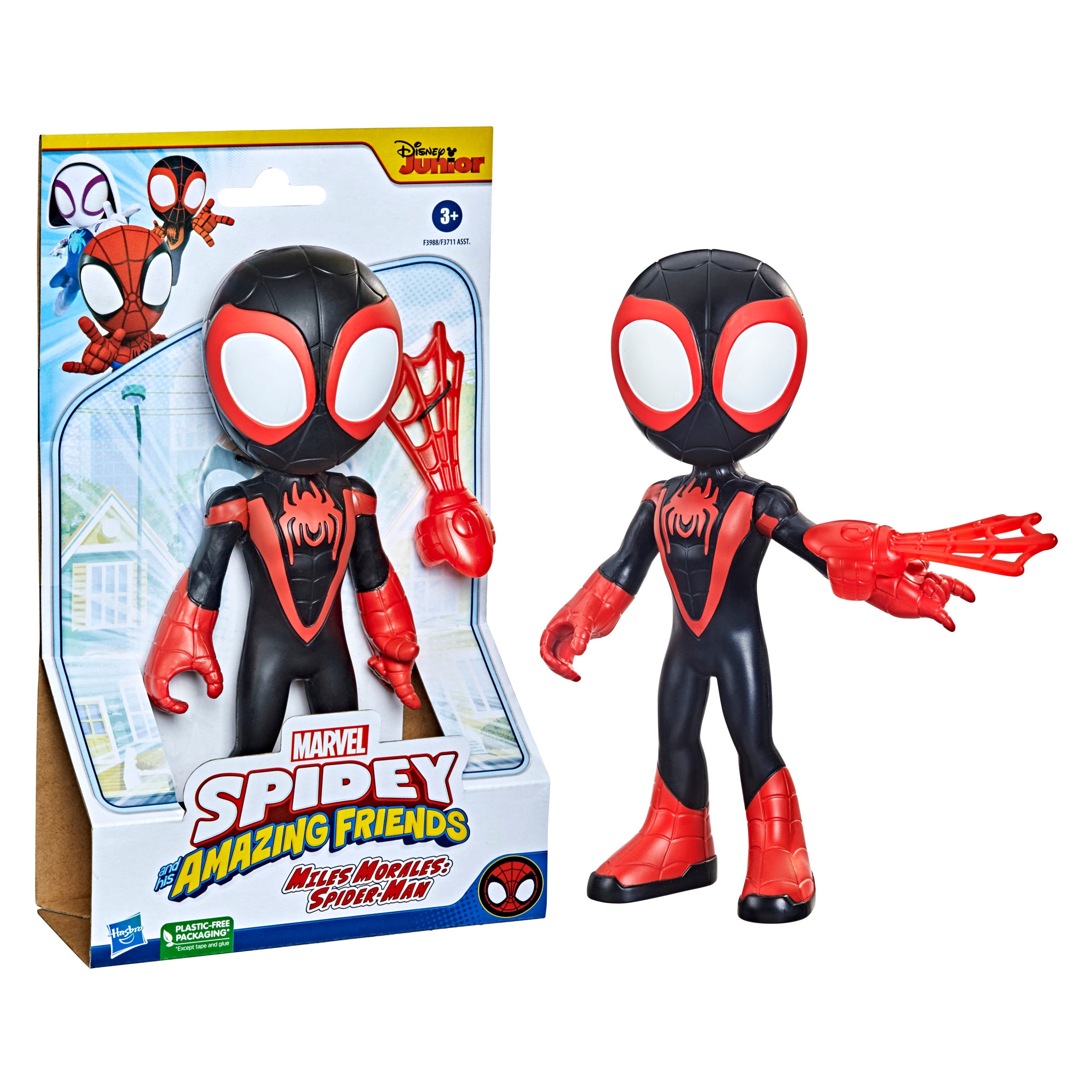 Figura Gigante Hasbro Marvel Spidey And His Amazing Friends Miles Morales