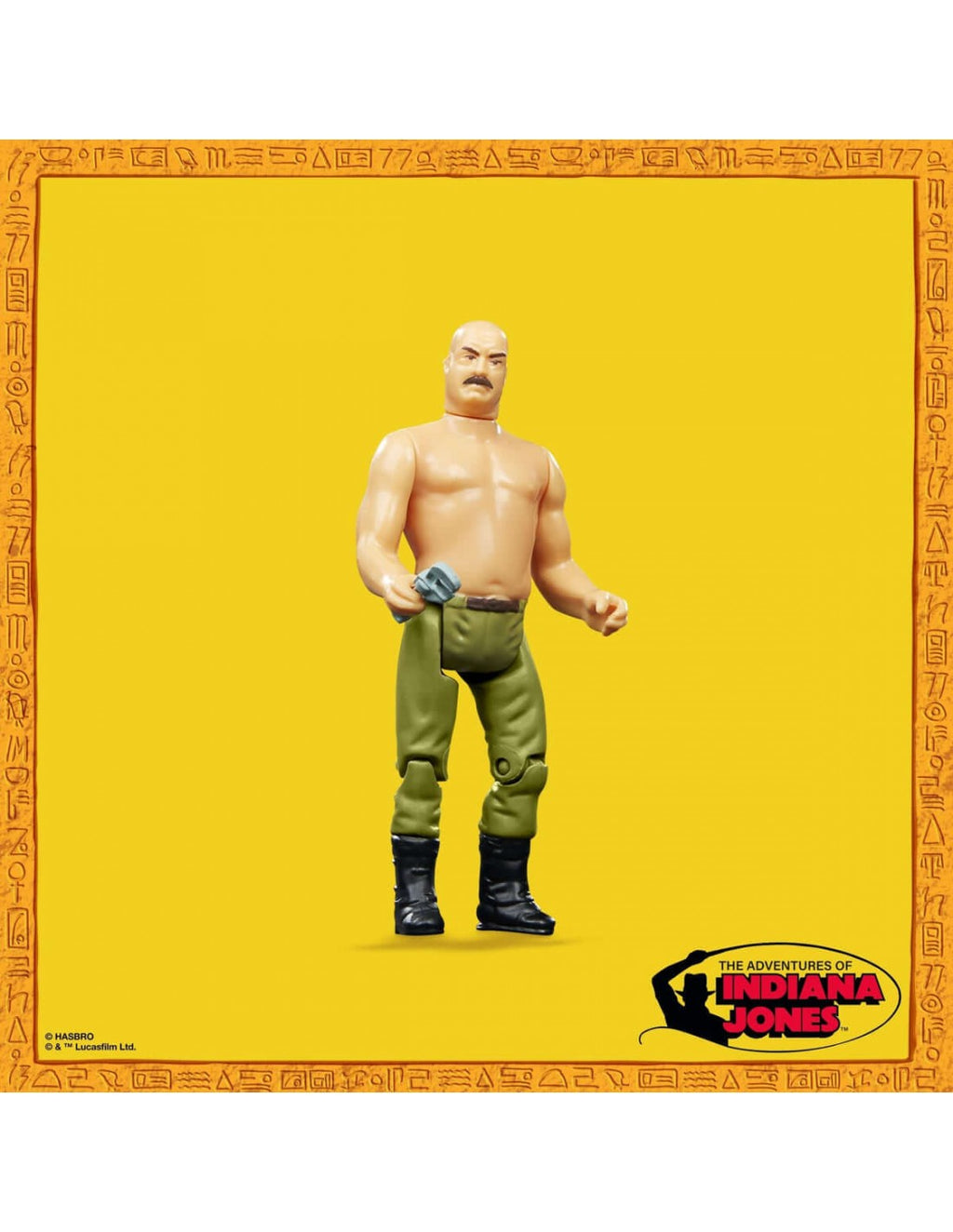 Figura Hasbro Indiana Jones Retro Collection Mecánico Alemán