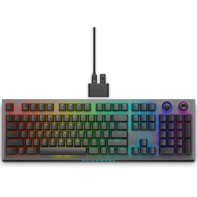 Teclado Dell Alienware Tri - Mode Wireless Gaming Aw920k Inalambrico Ingles Gris Hover Image