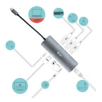 Nano Docking Station I - Tec Usb - C 4k Con Lan Y Power Delivery 100w