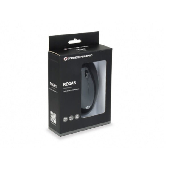 Mouse Raton Conceptronic Regas01b Optico - Usb - 1200dpi
