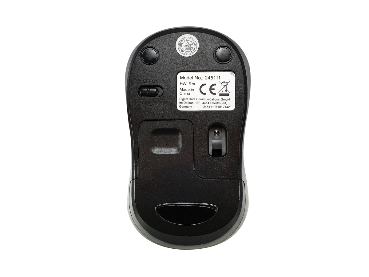 Mouse Raton Equip Comfort Wireless Inalambrico - 1200dpi - Negro