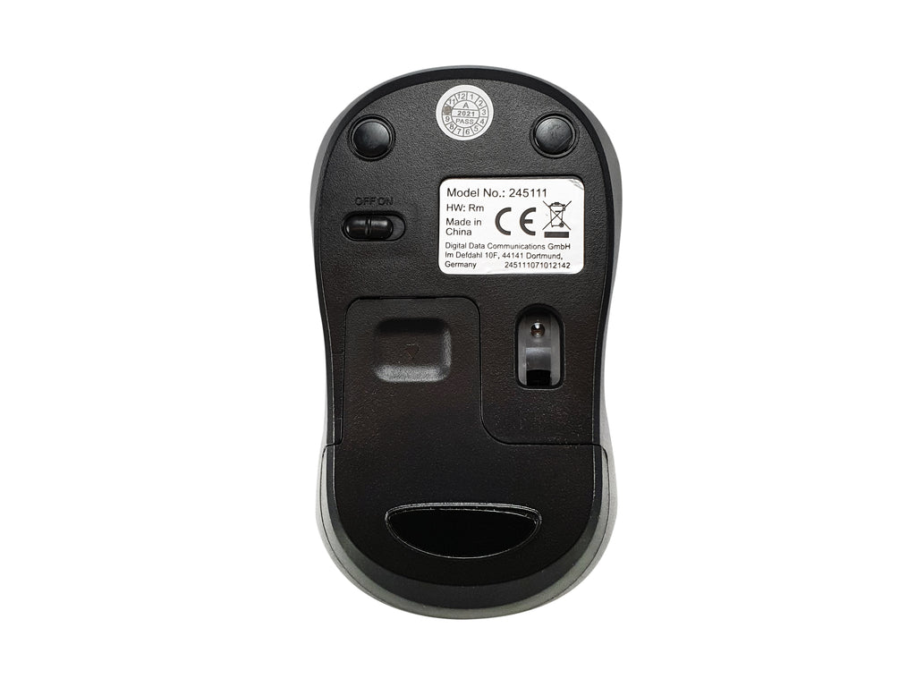 Mouse Raton Equip Comfort Wireless Inalambrico - 1200dpi - Negro