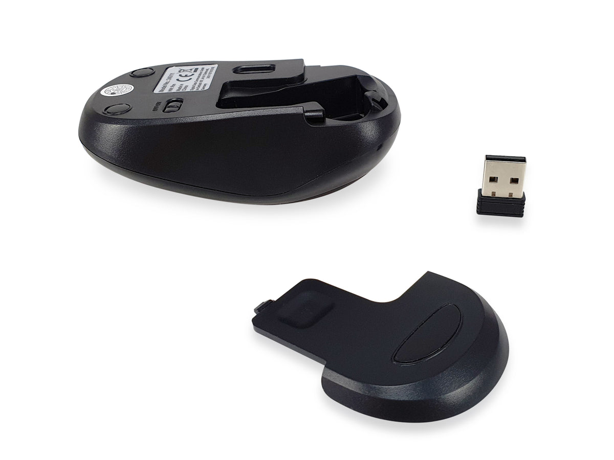 Mouse Raton Equip Comfort Wireless Inalambrico - 1200dpi - Negro