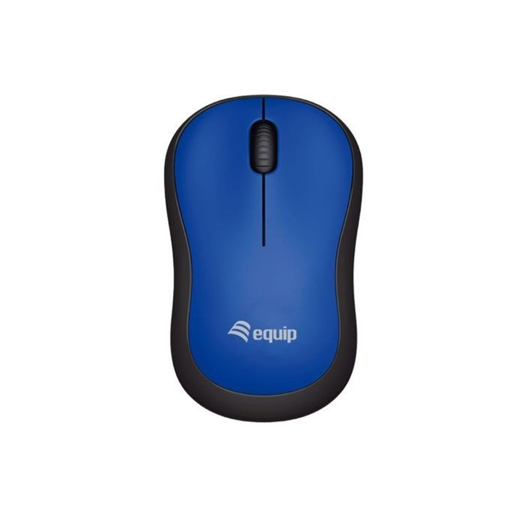 Mouse Raton Equip Comfort Wireless Inalambrico - 1200dpi - Azul
