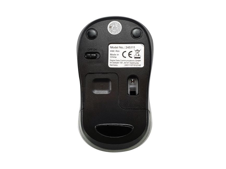 Mouse Raton Equip Comfort Wireless Inalambrico - 1200dpi - Azul