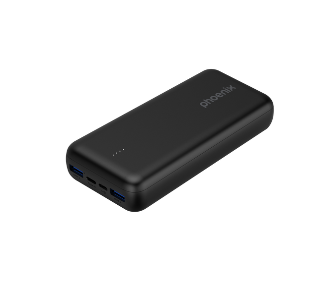Phoenix Powerbank Batería Externa 20000mah Con 2 Usb Carga Rapida Y 1 Usb Tipo C Pd Hover Image
