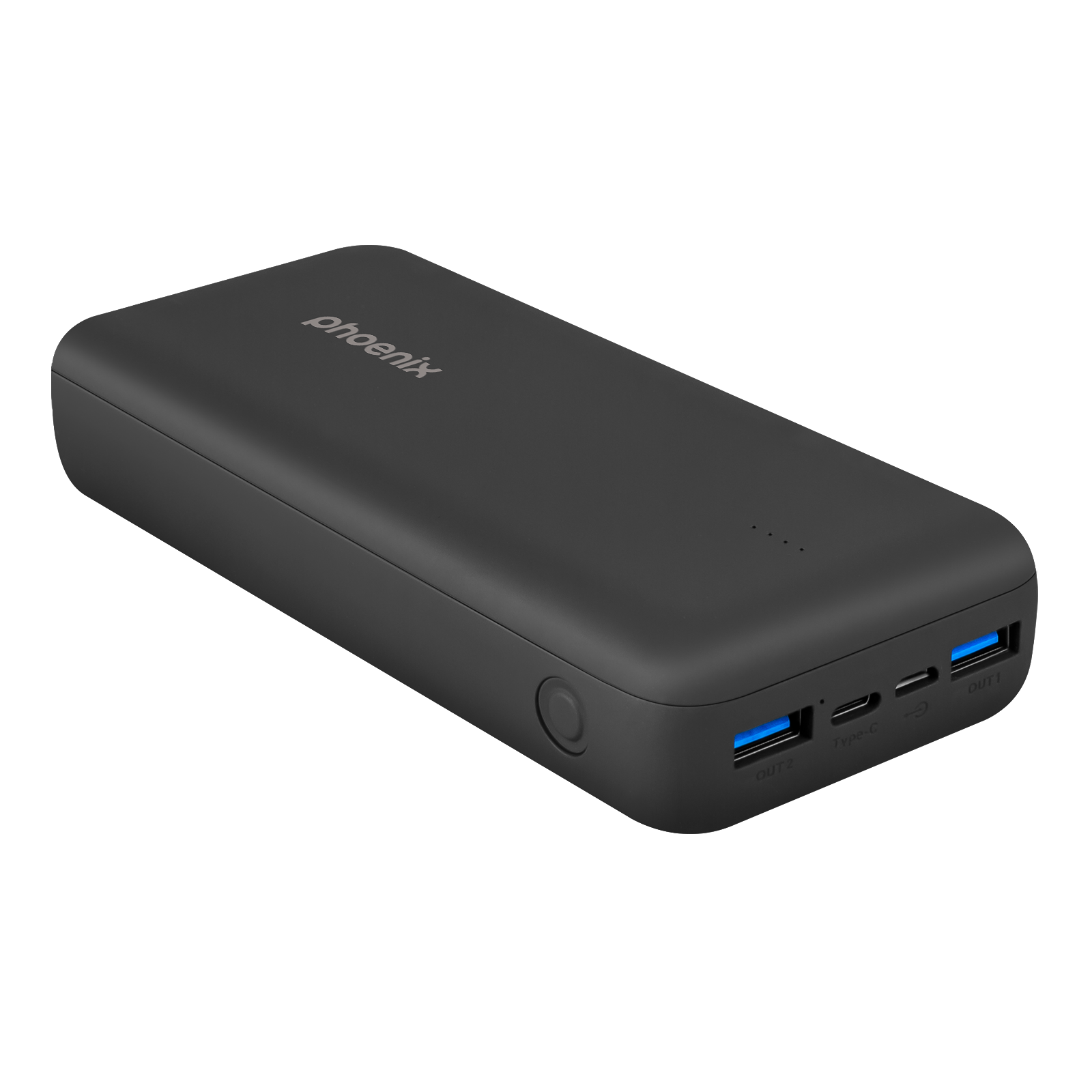 Phoenix Powerbank Batería Externa 20000mah Con 2 Usb Carga Rapida Y 1 Usb Tipo C Pd
