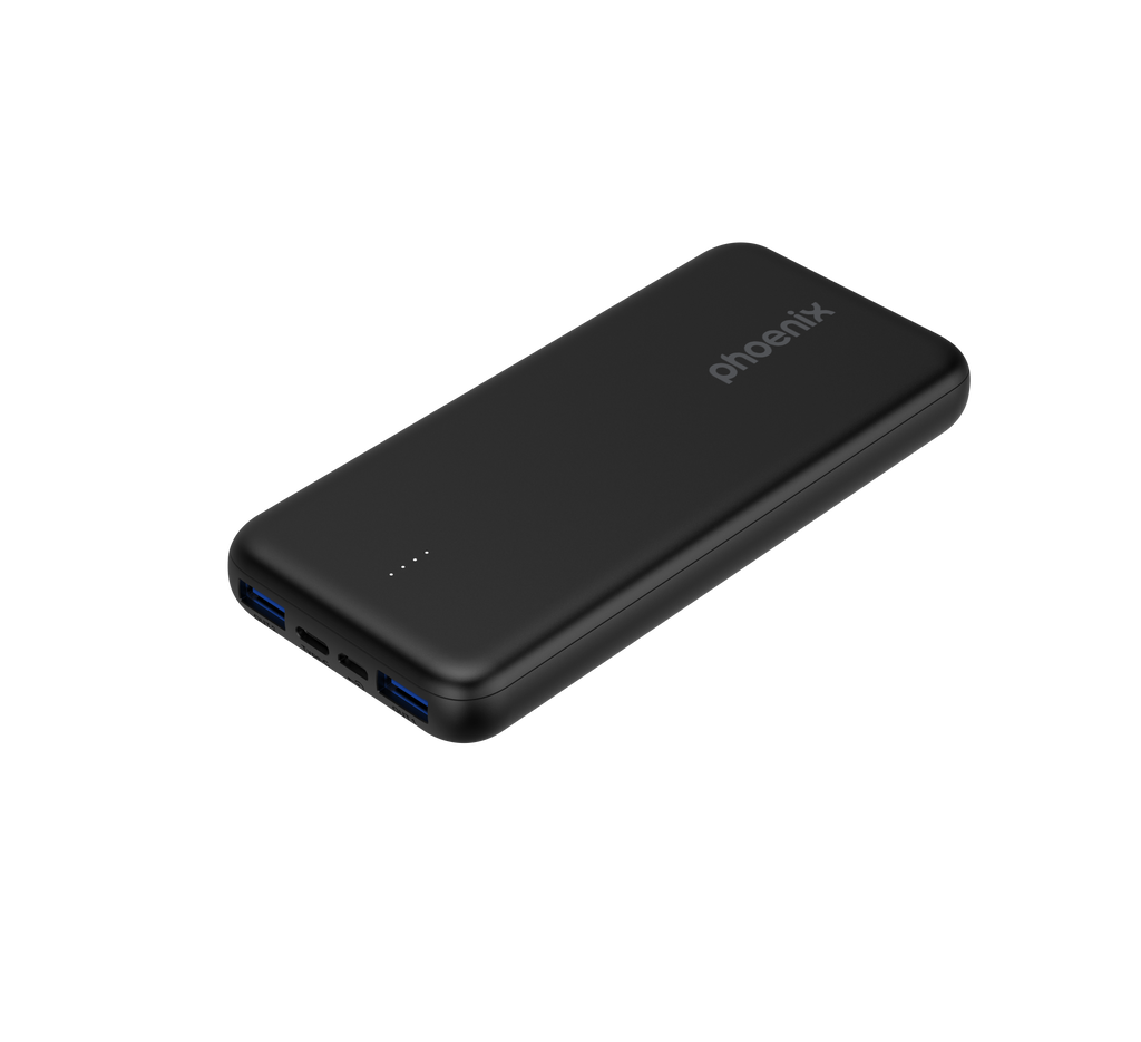 Phoenix Powerbank Batería Externa 10000mah Con 2 Usb Carga Rapida Y 1 Usb Tipo C Pd