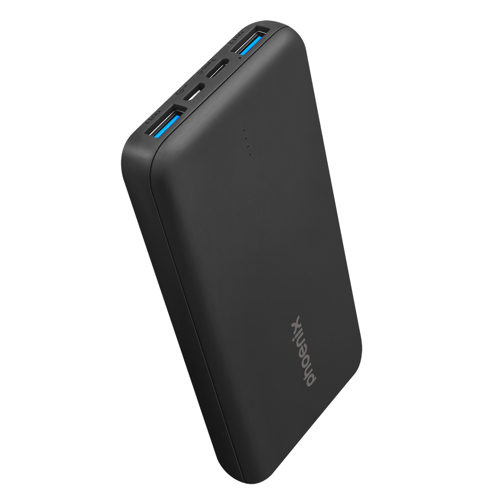 Phoenix Powerbank Batería Externa 10000mah Con 2 Usb Carga Rapida Y 1 Usb Tipo C Pd