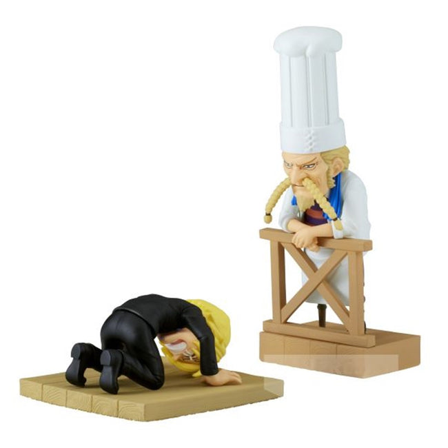 Figura Banpresto One Piece World Collectable Figure Log Stories Sanji & Zeff 8cm Hover Image