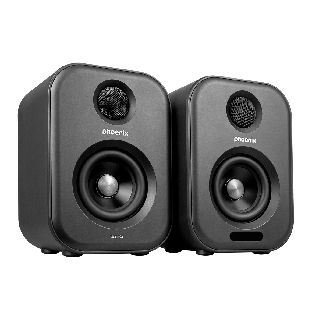 Altavoces De Estudio Phoenix Sonika 50w Con Bluetooth Jack Usb Para Ordenador