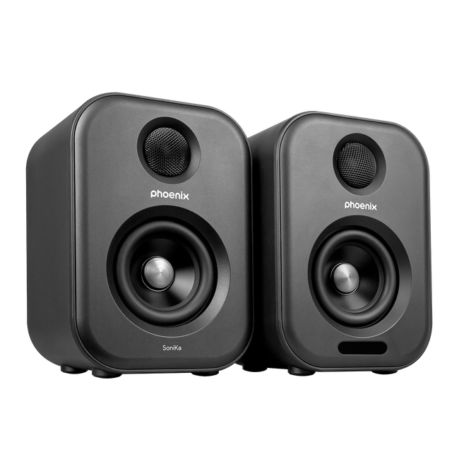 Altavoces De Estudio Phoenix Sonika 50w Con Bluetooth Jack Usb Para Ordenador Hover Image