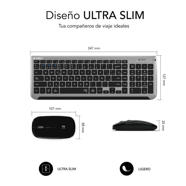 Teclado + Raton Subblim Subkbc - Dcep20 Inalambrico Main Image