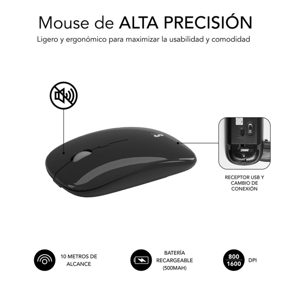 Teclado + Raton Subblim Subkbc - Dcep20 Inalambrico