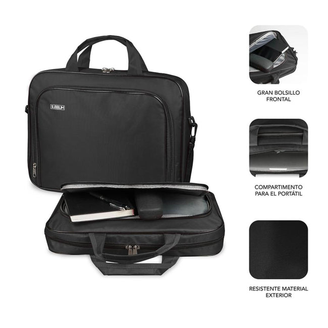 Maletin Subblim Oxford Para Portatil 13.3 Pulgadas - 14 Pulgadas Negro Main Image