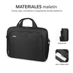 Maletin Subblim Oxford Para Portatil 13.3 Pulgadas - 14 Pulgadas Negro
