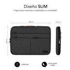 Funda Subblim Air Padding 360 Sleeve Para Portatil 13.3 Pulgadas - 14 Pulgadas Gris Oscuro