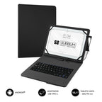 Funda + Teclado Subblim Para Tablet 9.6 Pulgadas A 11 Pulgadas Negro