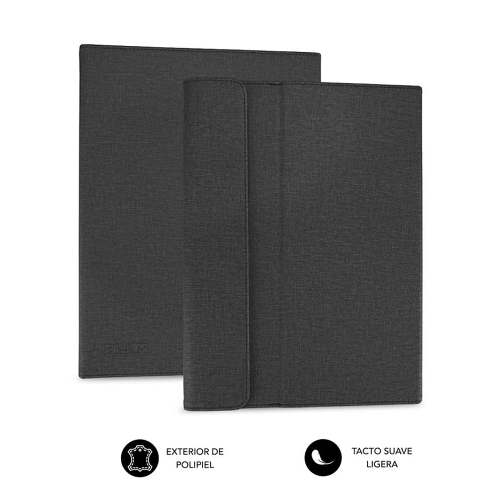 Funda Subblim Clever Stand Para Tablet Case 10.1 Pulgadas Negro