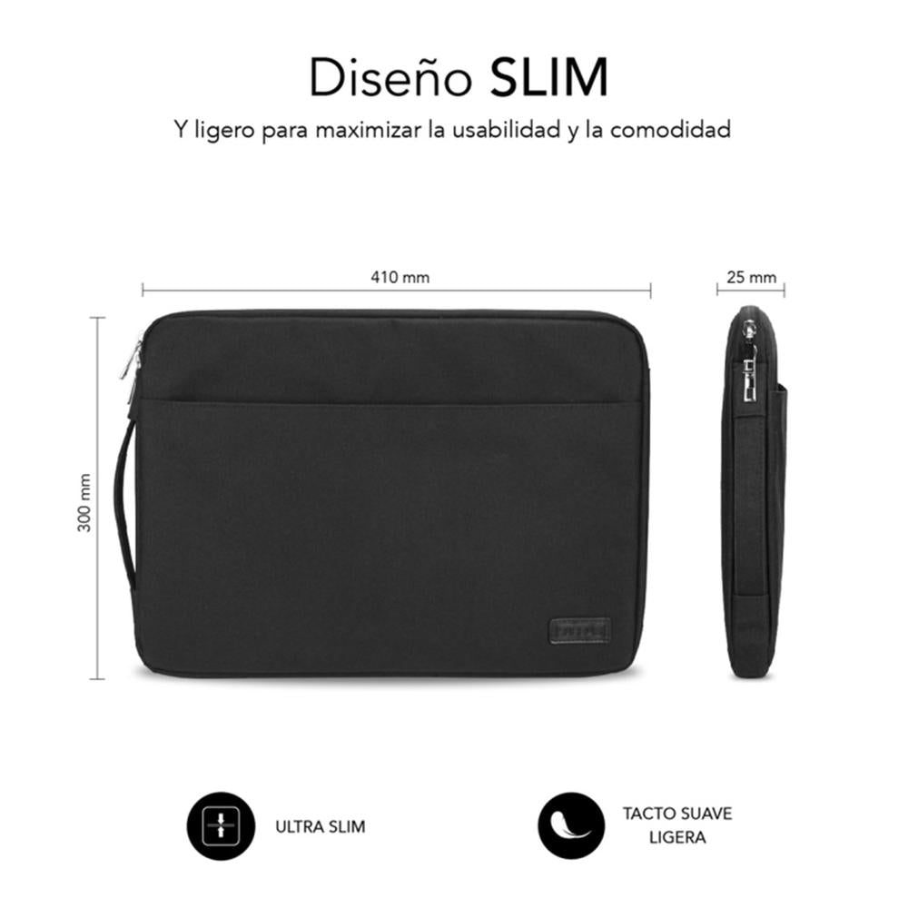Funda Subblim Urban Laptop Sleeve Para Portatil 15.6 Pulgadas Negro