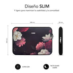 Funda Subblim Trendy Sleeve Para Portatil 13.3 Pulgadas - 14 Pulgadas Neo Flowers