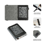Funda Subblim Clever Ebook Case 6 Pulgadas Marmol Negro