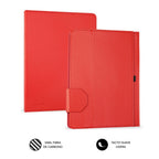 Funda + Teclado Subblim Keytab Pro Para Tablet 10.1 Pulgadas Rojo