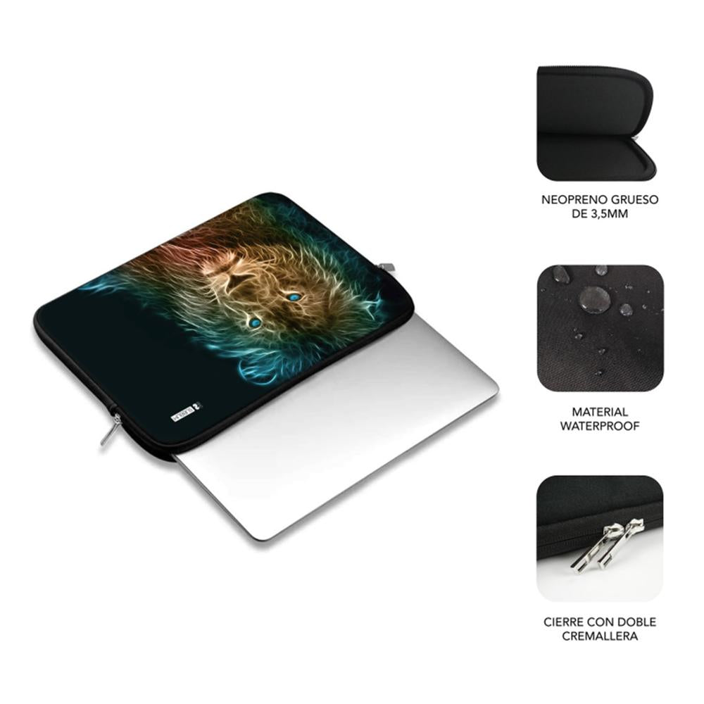 Funda Subblim Trendy Sleeve Para Portatil 13.3 Pulgadas - 14 Pulgadas Neo Leon