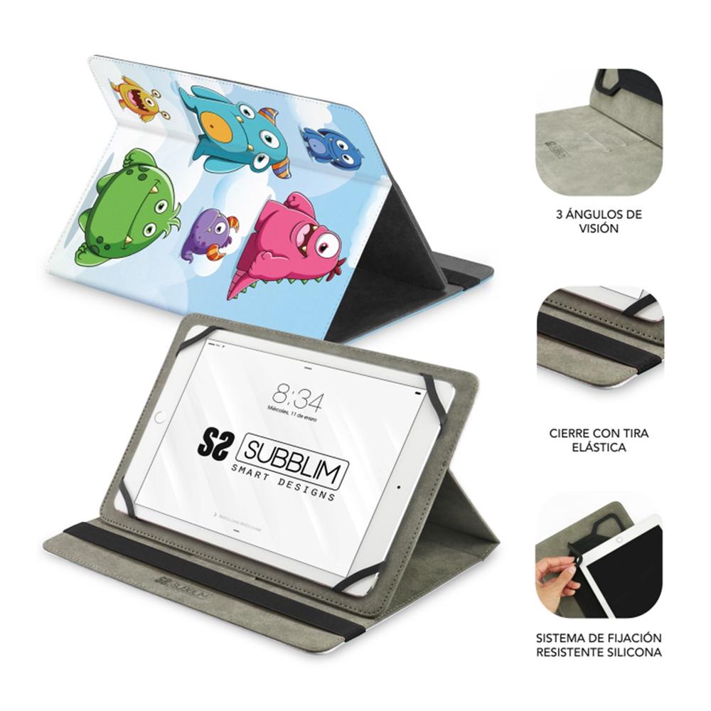 Funda Subblim Trendy Case Para Tablet 11 Pulgadas Monsters