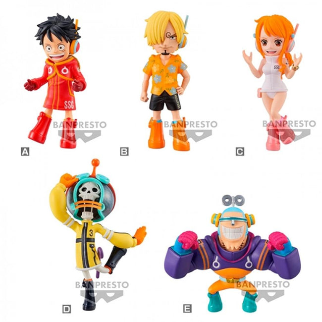 Figura Banpresto One Piece World Collectable Egg Head 1 De 7cm Unidad Aleatoria Hover Image