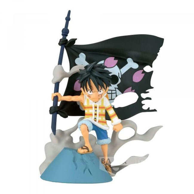 Figura Banpresto One Piece World Collectable Log Stories Monkey.d.luffy 8cm Hover Image