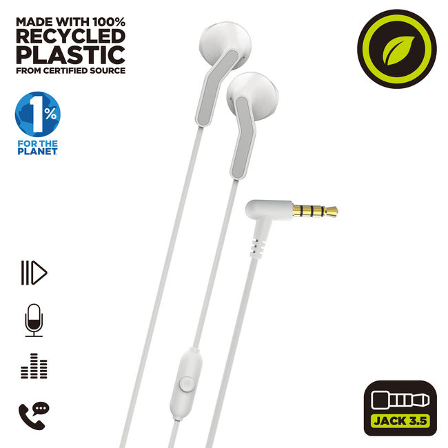 Auriculares Muvit E56 Blanco Hover Image