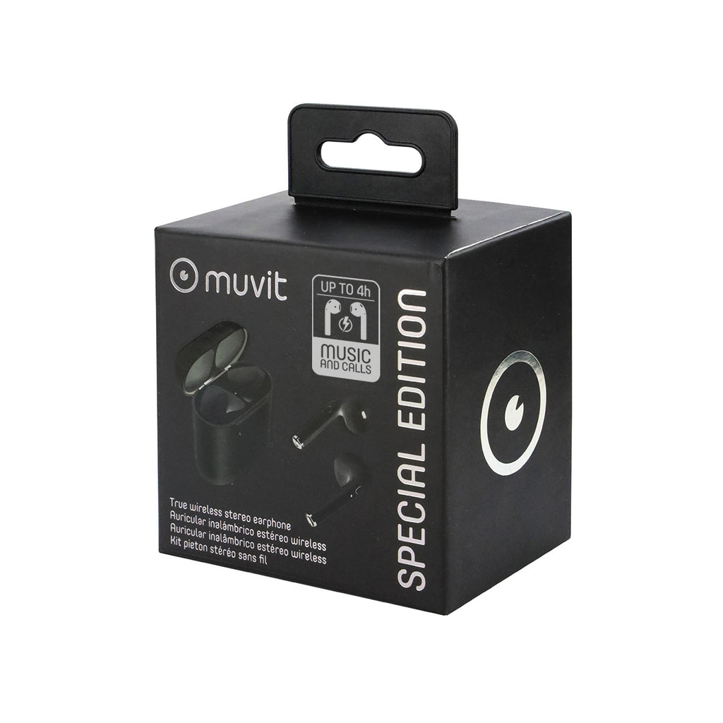 Auriculares Muvit Muhph0122 Inalambrico Negro