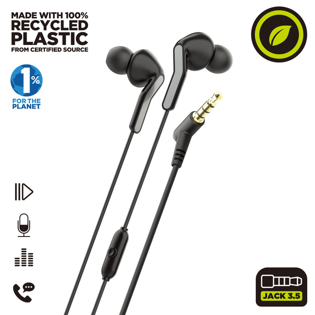 Auriculares Muvit E57 Negro Hover Image