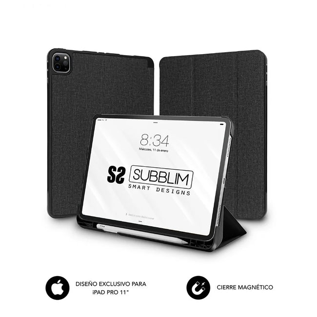 Funda Subblim Shock Case Para Apple Ipad Pro 11 Pulgadas 2020 Negro Hover Image