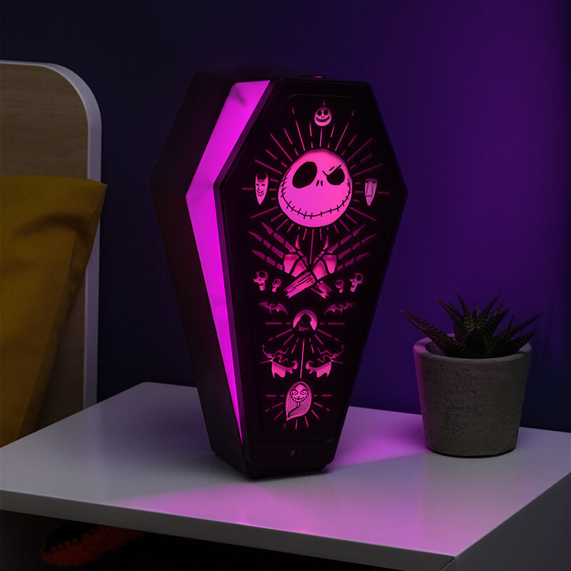 Lampara 3d Paladone Pesadilla Antes De Navidad Jack Ataud