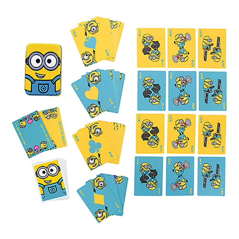 Baraja De Naipes En Caja Metálica Paladone Minions
