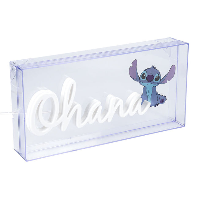 Lampara Led Neón Paladone Stitch Ohana Hover Image