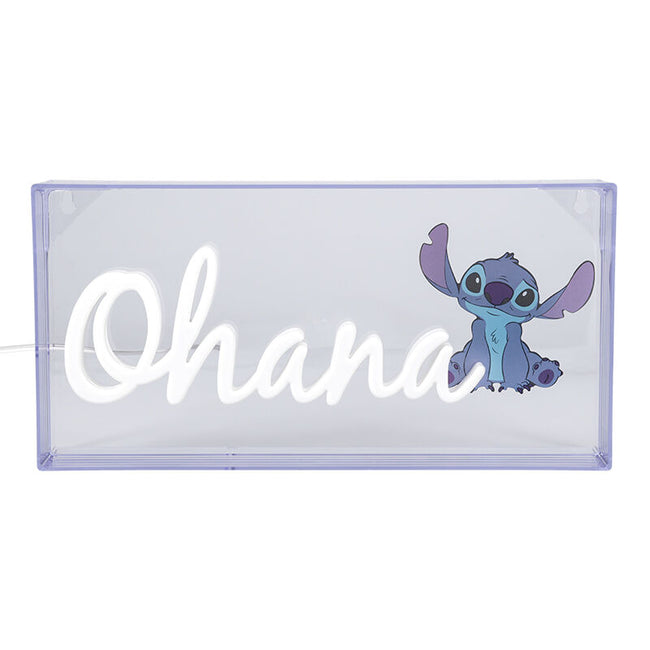 Lampara Led Neón Paladone Stitch Ohana Main Image