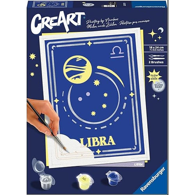 Kit Para Pintar Con Números Ravensburger Creart Serie Trend D Zodiac: Libra Hover Image