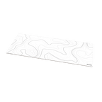 Alfombrilla Phoenix Stratos Para Ratón Escritorio Blanca 90 X 40 Cm Con Base De Corcho Y Superficie Cuero Pu