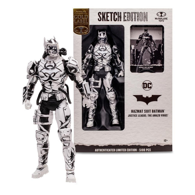 Figura Mcfarlane Dc Multiverse Hazmat Suit Batman 17cm Hover Image