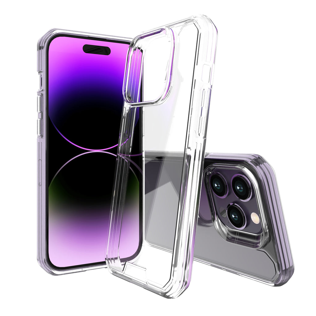 Funda Muvit Shockproof 2m Para Apple Iphone 14 Pro Transparente