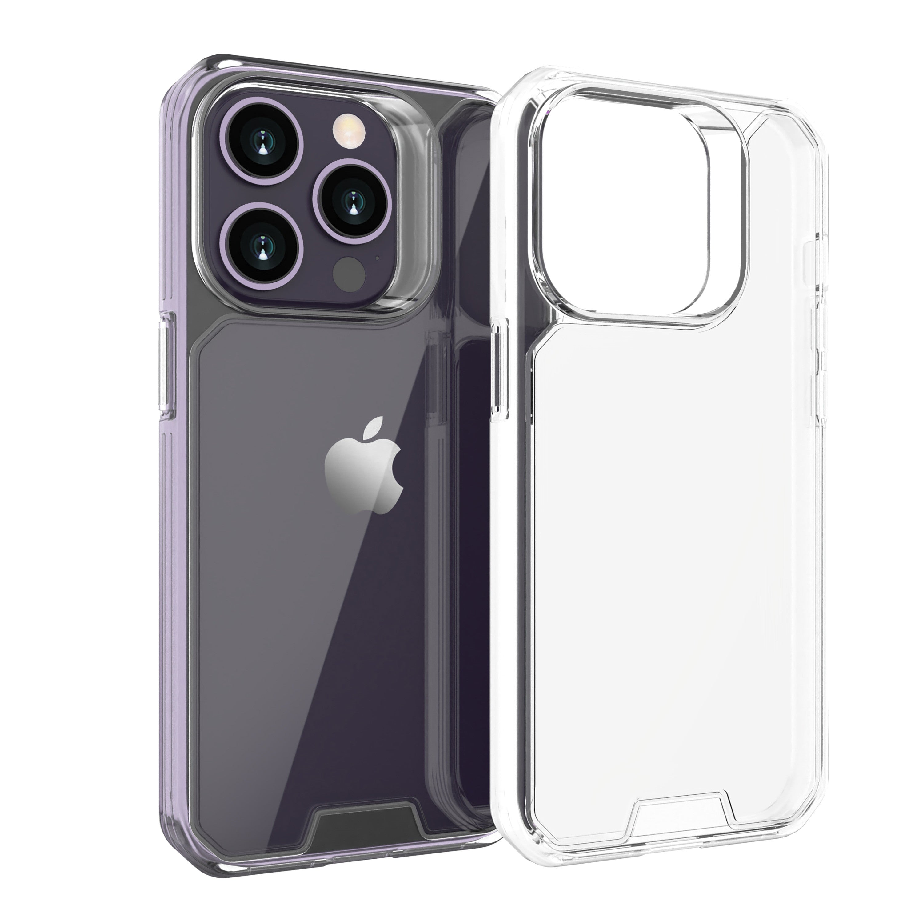 Funda Muvit Shockproof 2m Para Apple Iphone 14 Pro Transparente